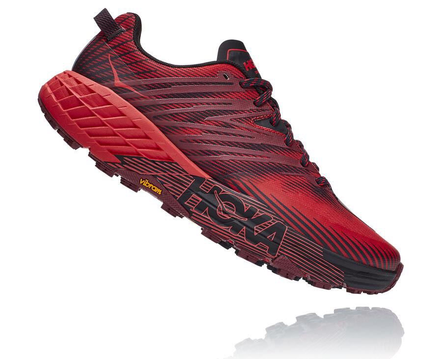 Hoka One One Spor Ayakkabı Erkek Kırmızı - Speedgoat 4 - RY0457132